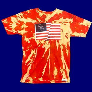 Diamond Supply Co American Flag Wash Tee